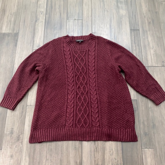 Lane Bryant Sweaters - Lane Bryant Cable Knit Sweater Plus Sz 22/24